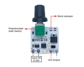 DC6V-24V 5A 120W High Power LED Driver 0-100% PWM Dimmer Module 1000mA Stepless Circuit Control Board